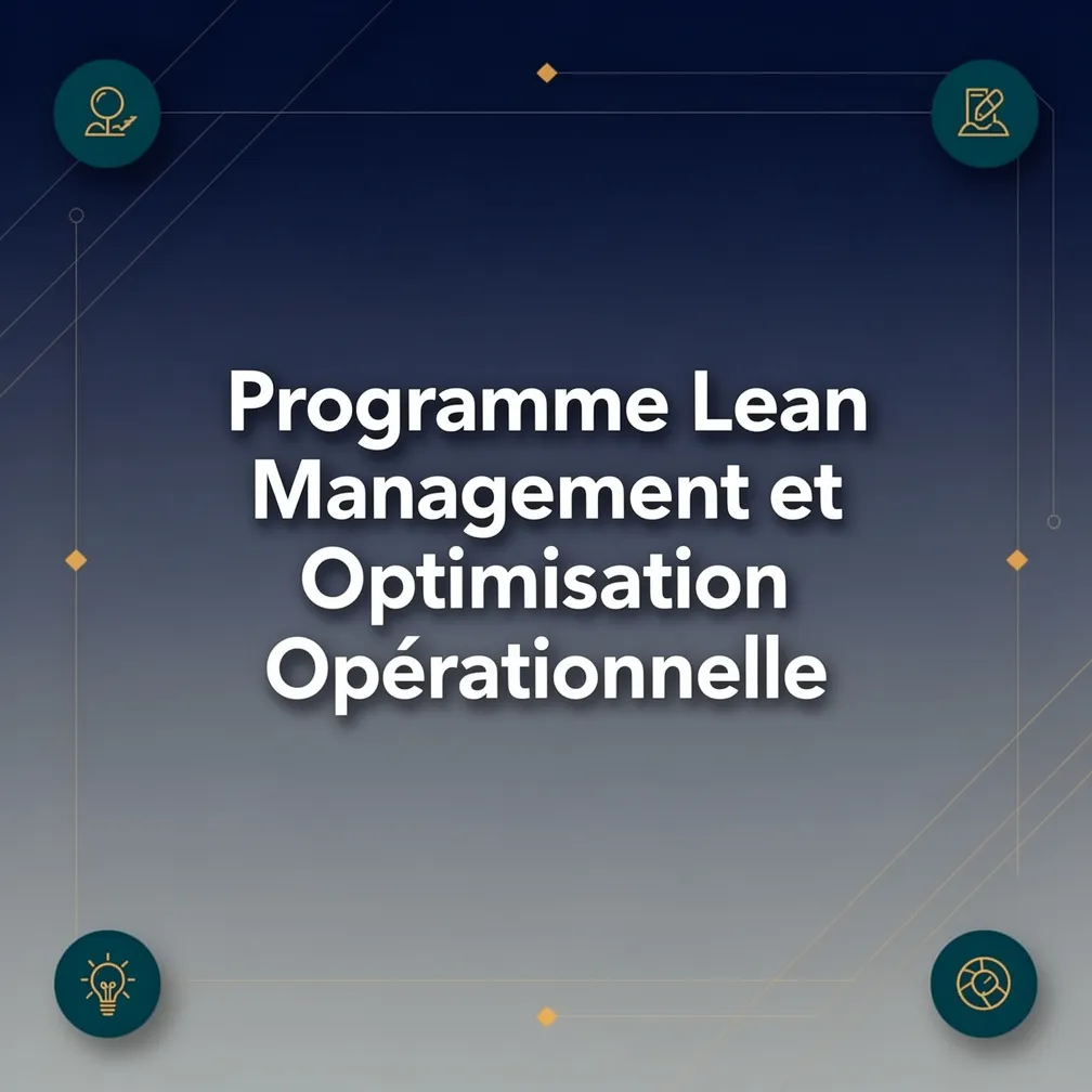 Programme Lean Management et Optimisation Opérationnelle