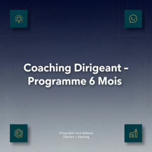 Coaching Dirigeant - Programme 6 Mois