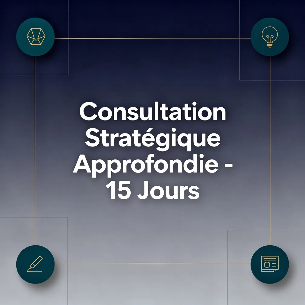 Consultation Stratégique Approfondie - 15 Jours